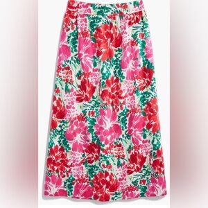 NWT Vineyard Vines Silk Faile Midi Skirt